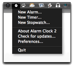 Alarm Clock Menubar