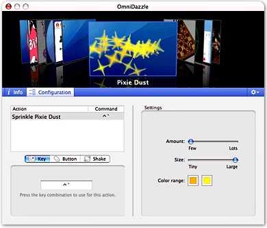OmniDazzle's Preference Pane