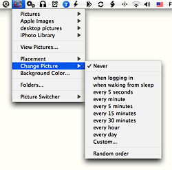 Picture Switcher in menubar